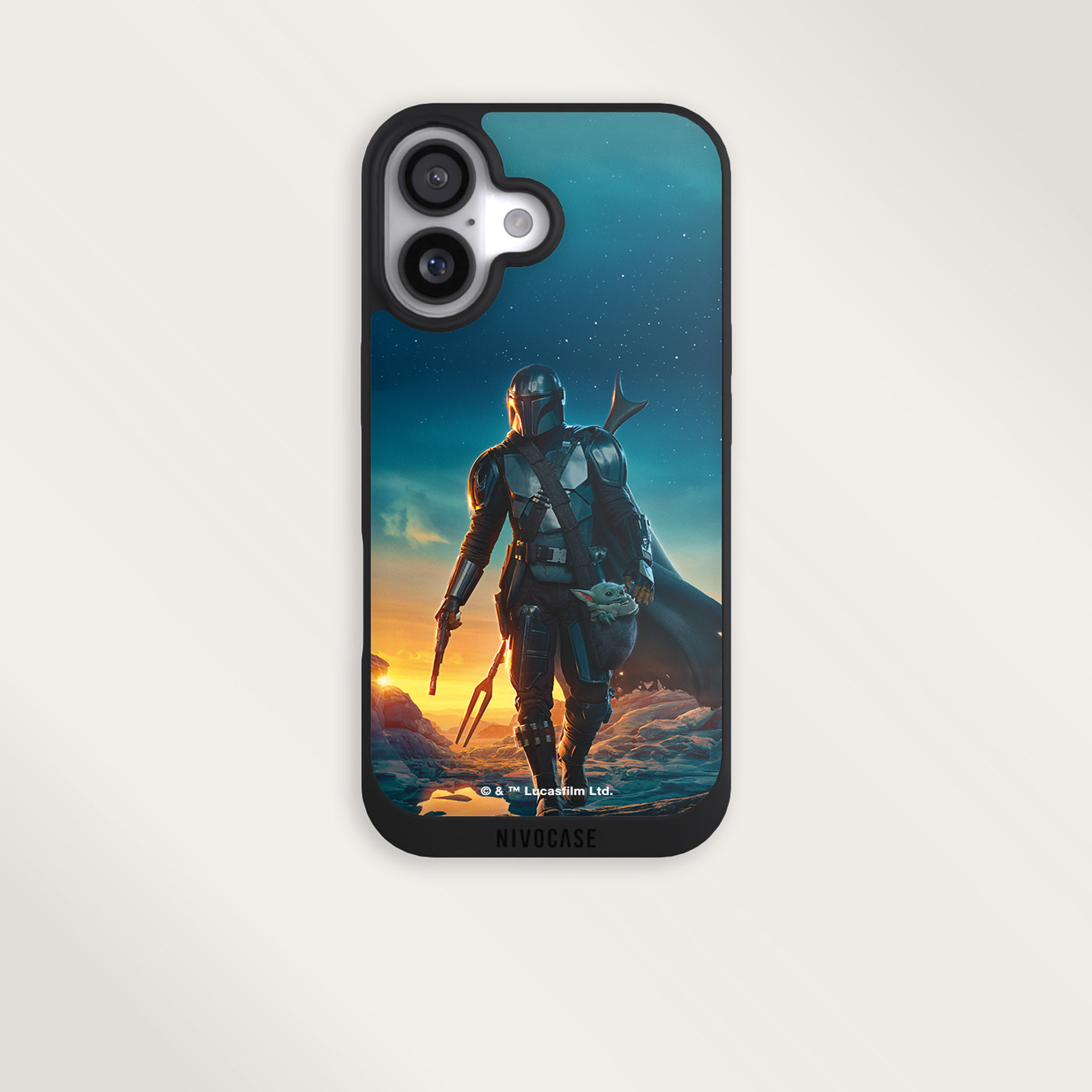 NIVOCASE Handyhülle mit Motiv eines Mandalorianers