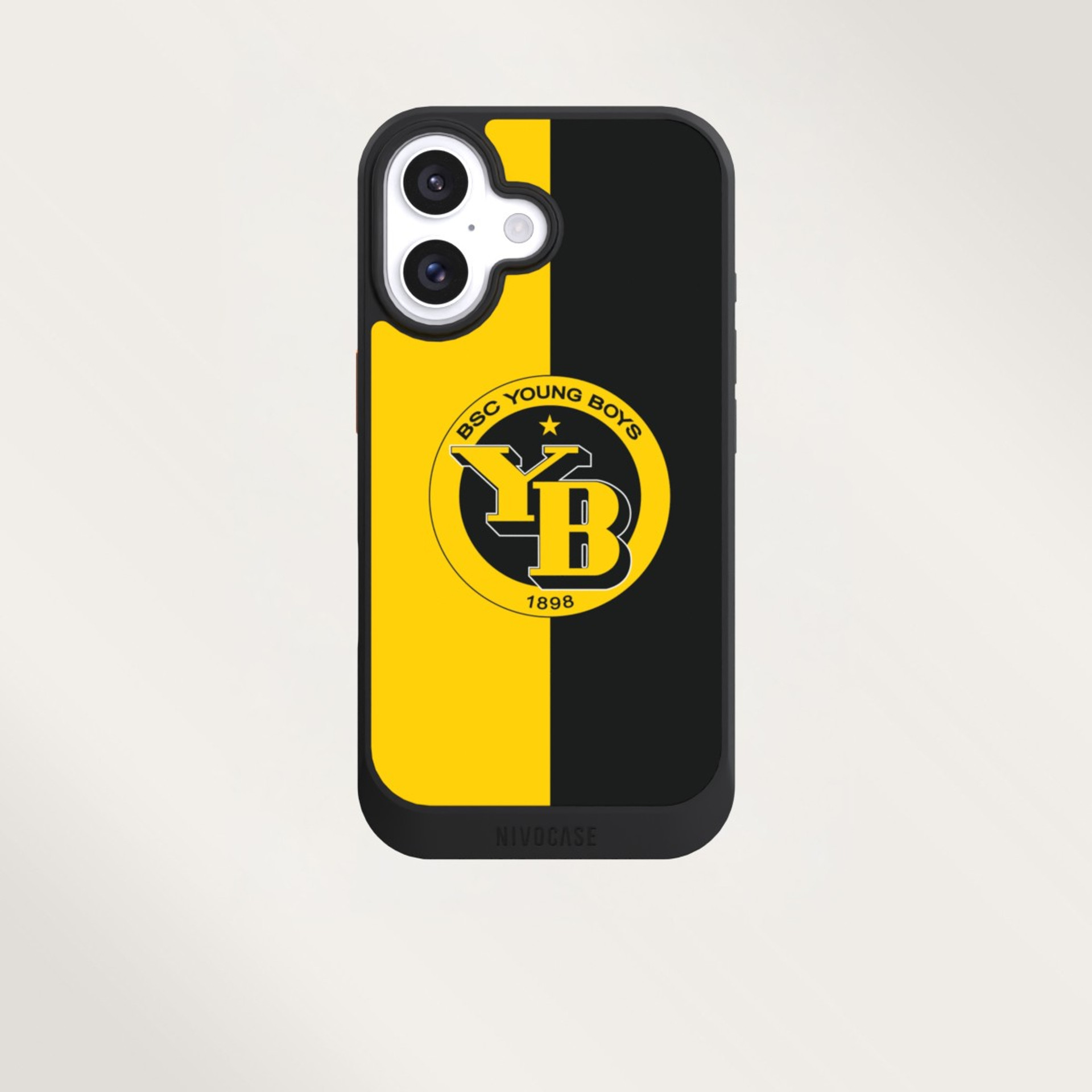 NIVOCASE Handyhülle mit einem Motiv von BSC Young Boys Bern.