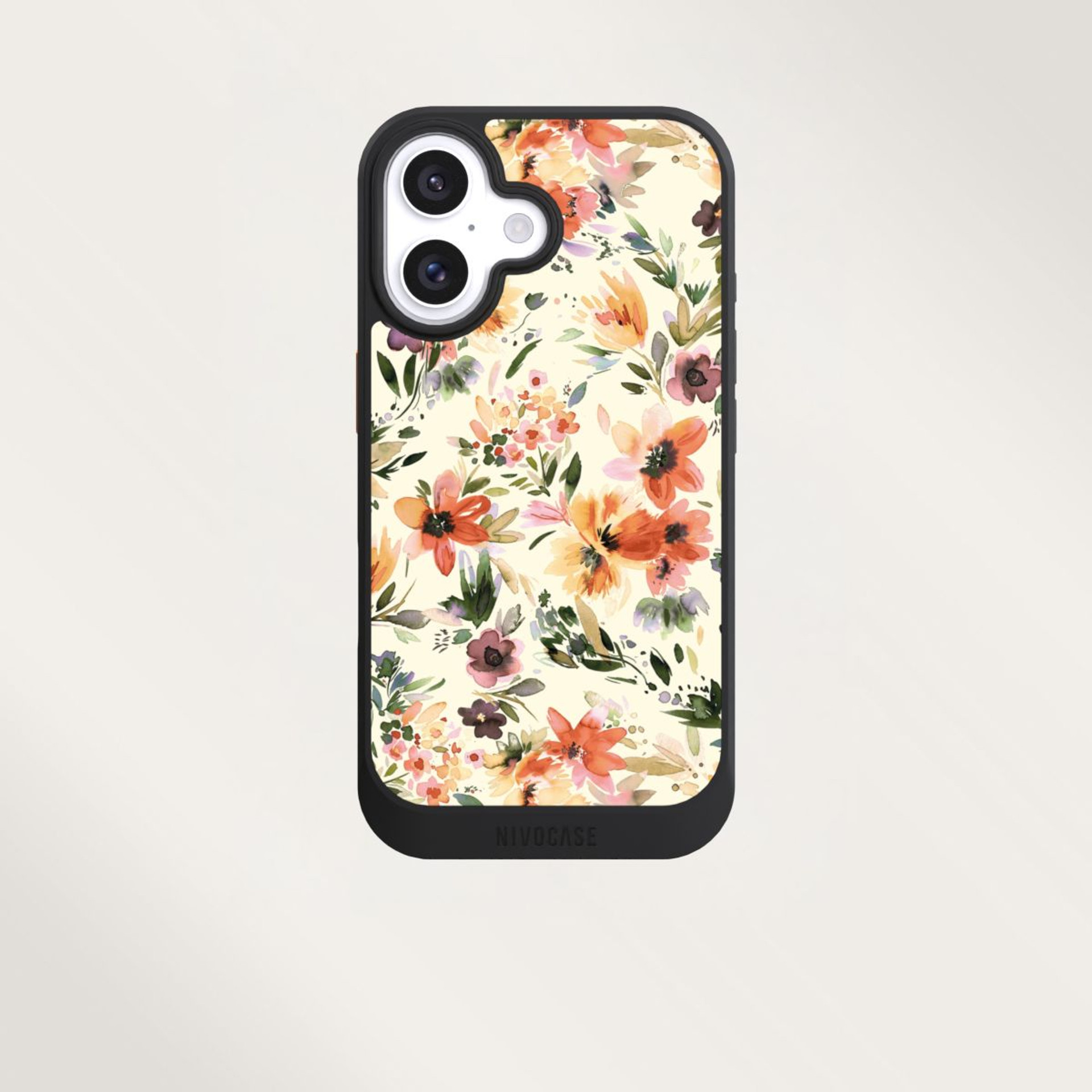 NIVOCASE smartphone case with design of autumn flowers