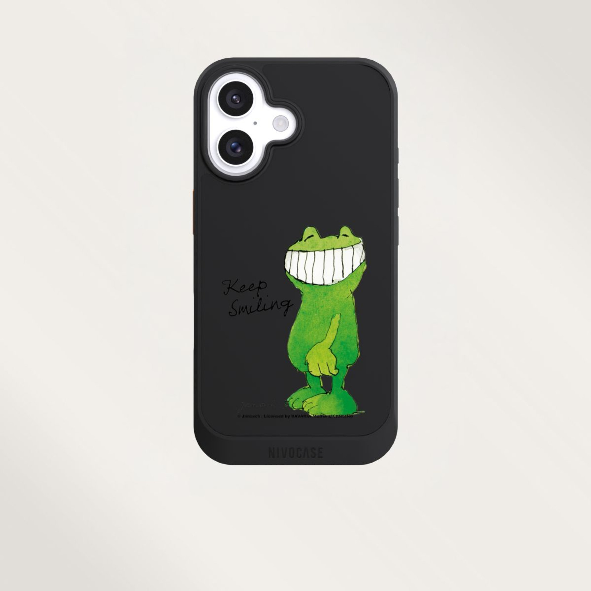 Coque NIVOCASE avec motif Janosch grenouille.