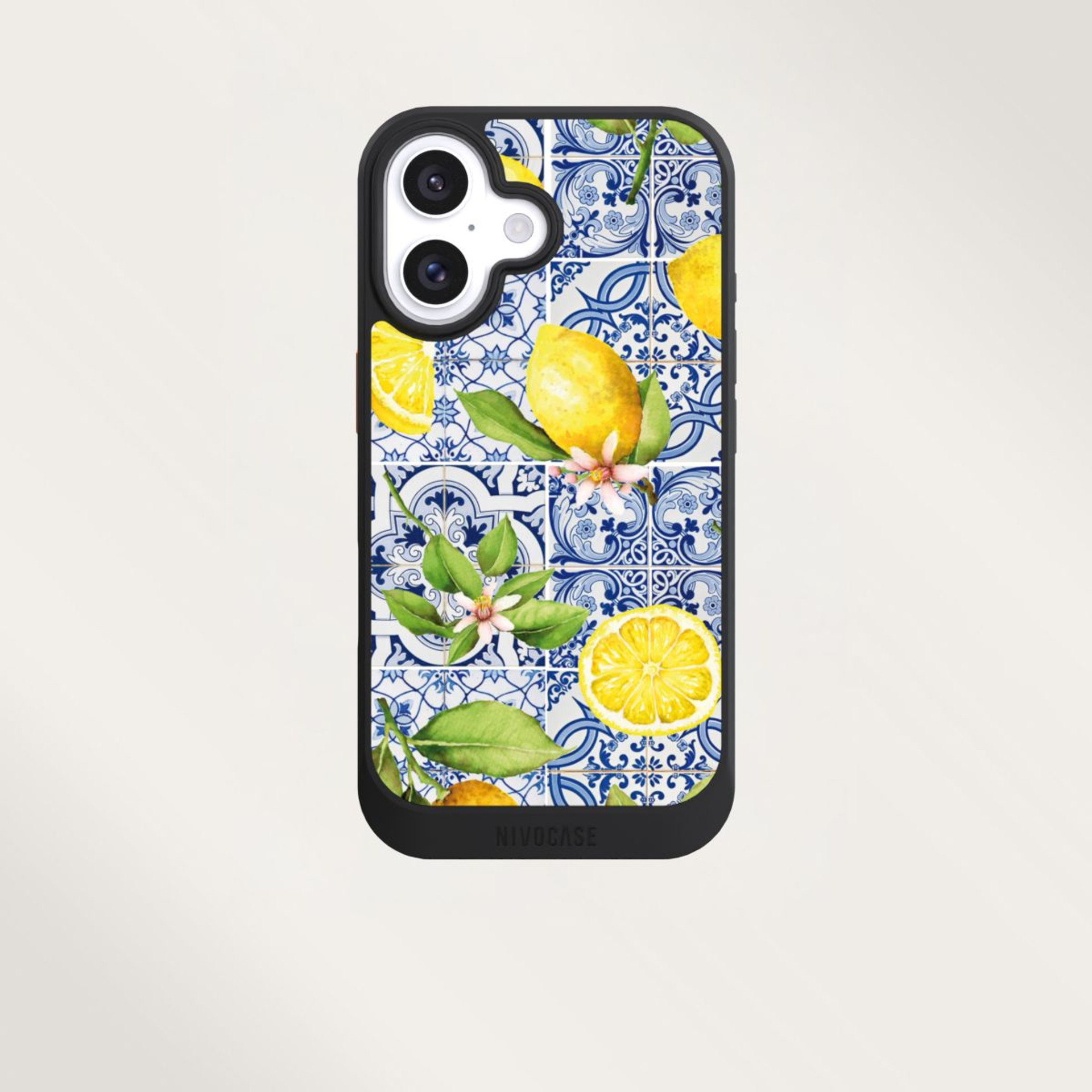 NIVOCASE phone case with patterned designs.