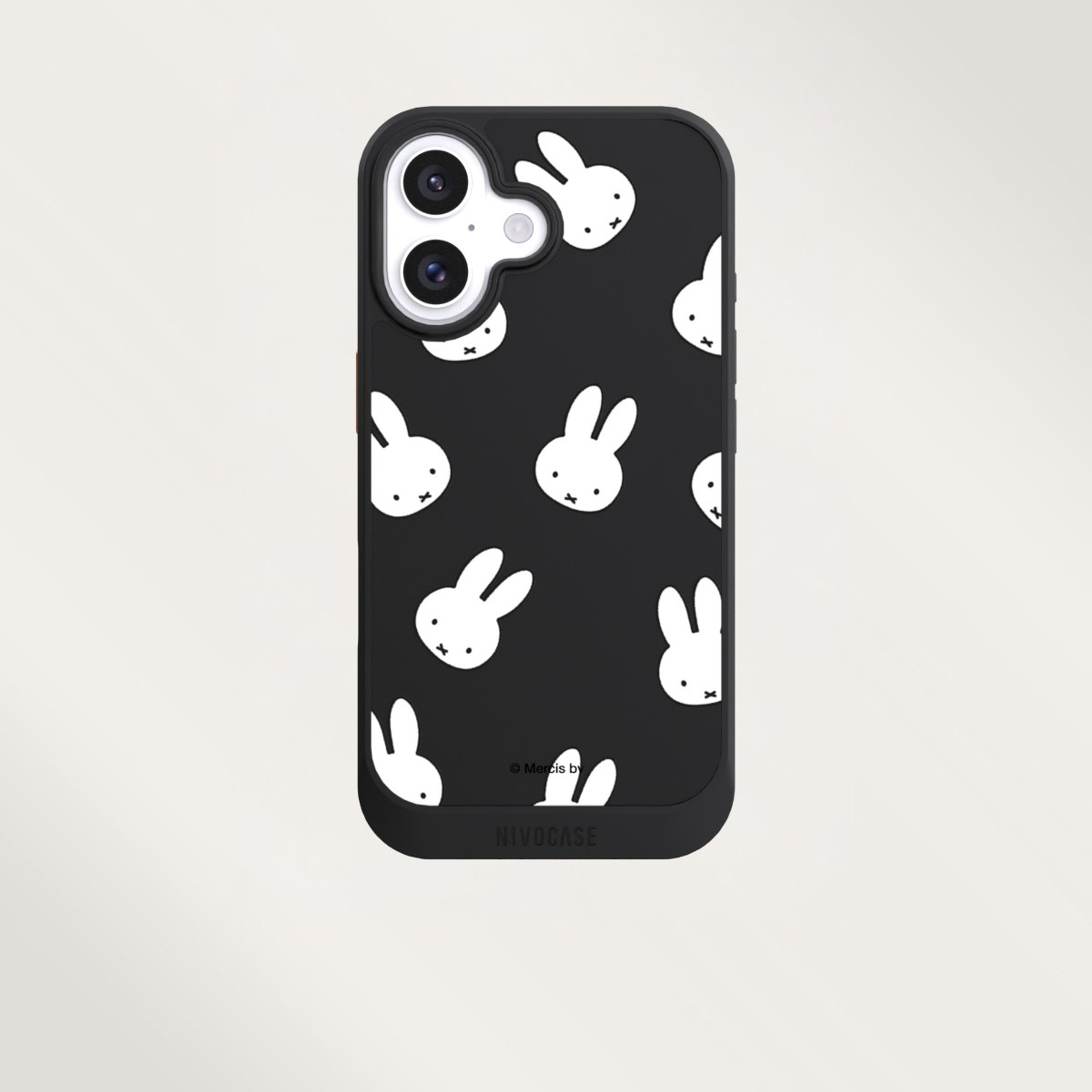 NIVOCASE smartphone case with pattern design of NIjntje Miffy.