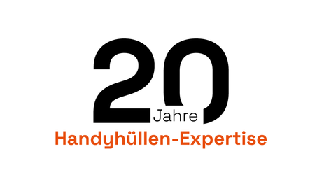 Grafik mit 20 Jahre Handyhülle-Expertise