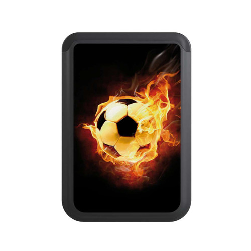  Cardholder Fußball in Flammen