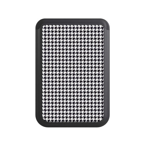  Cardholder Hahnentritt Schwarz Weiß