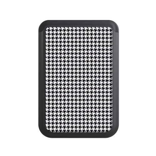  Cardholder Houndstooth black-white