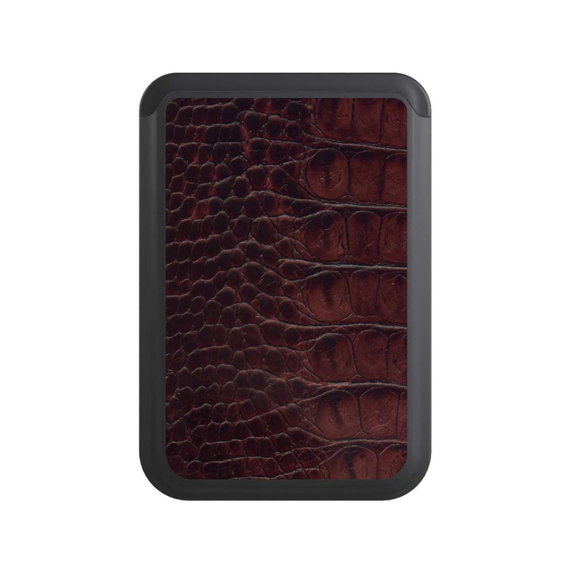  Cardholder Cuir de Crocodile