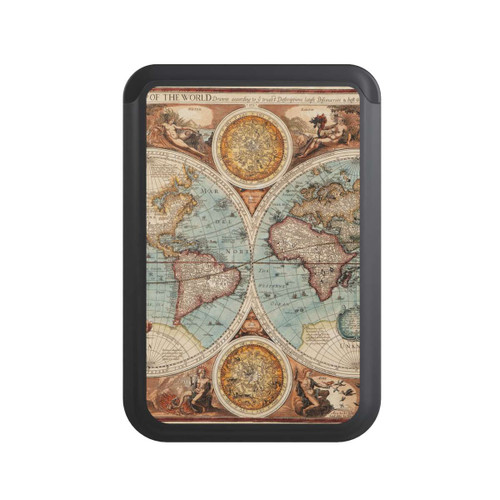  Cardholder Vintage Weltkarte