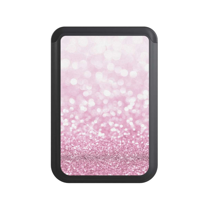  Cardholder Pluie de paillettes roses look