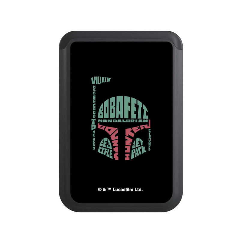  Cardholder Boba Fett Typo Grafisch