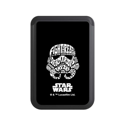  Cardholder Storm Trooper Typo Graphic