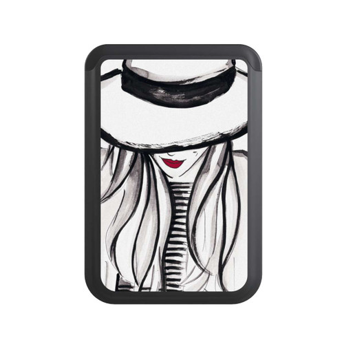  Cardholder Powerfrau mit Hut