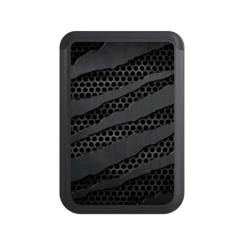  Cardholder Grey Metal Scratches