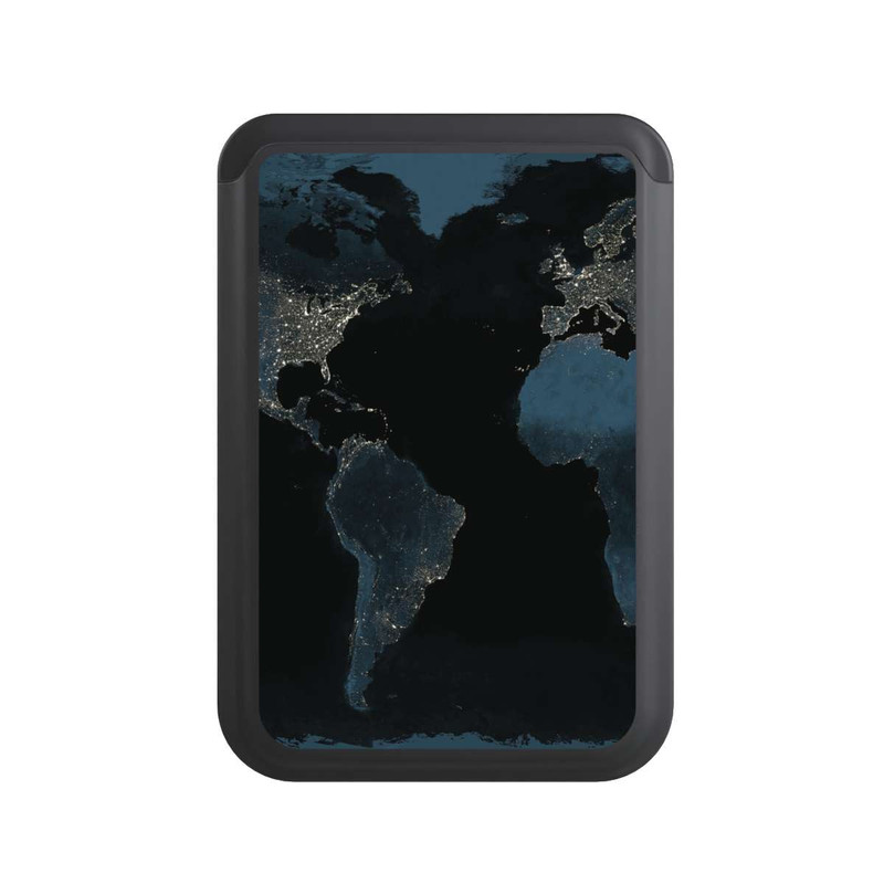  Cardholder Carte du Monde Nuit