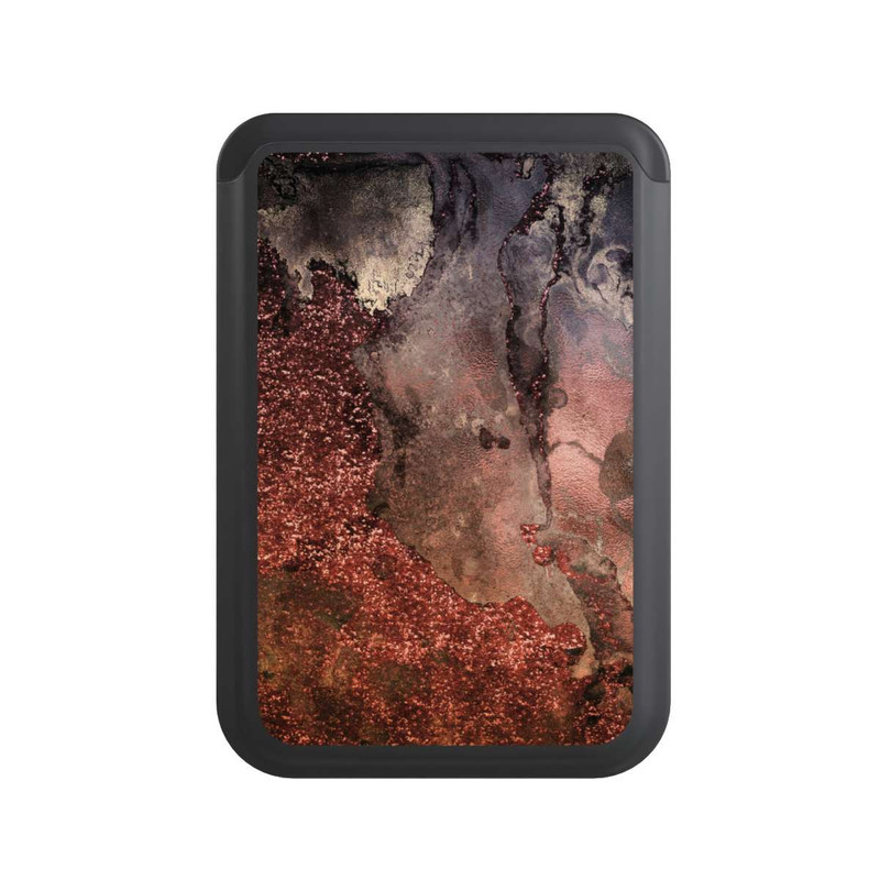  Cardholder Marbre Marron