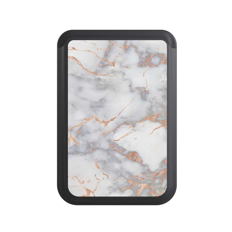  Cardholder Marbre Blanc et Doré