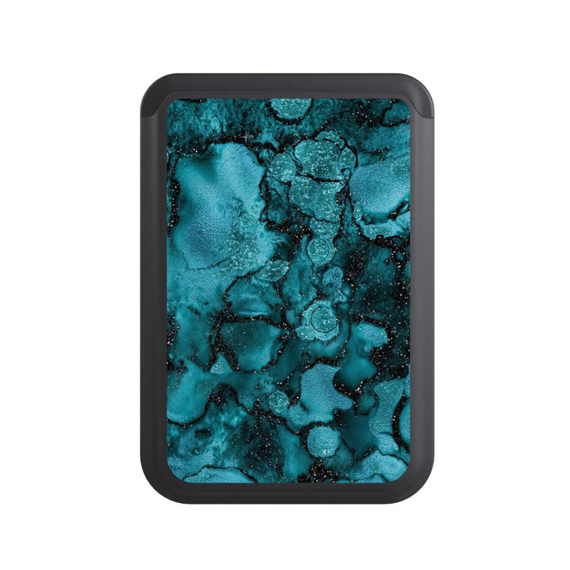  Cardholder Paillettes Bleues