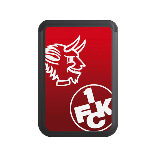  Cardholder Teufelskopf FCK auf Rot