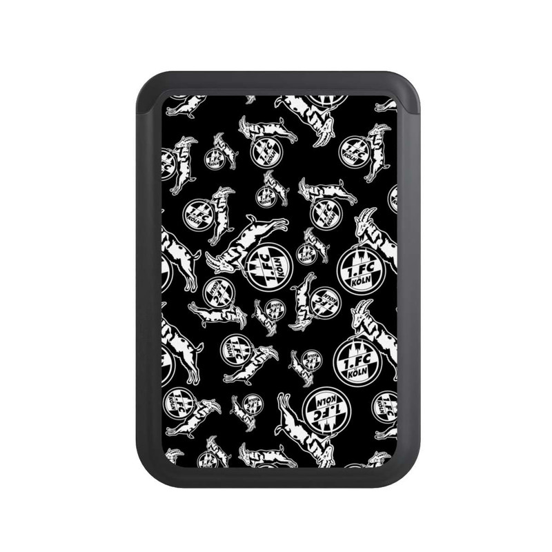  Cardholder Black and Grey Pattern 1.FC