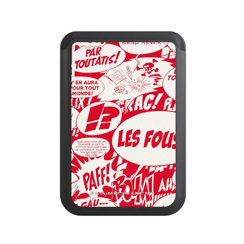  Cardholder Bulles BD Astérix Rouge