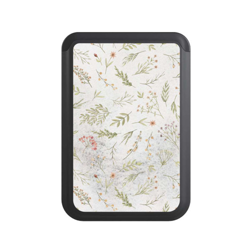  Cardholder Floral Marble