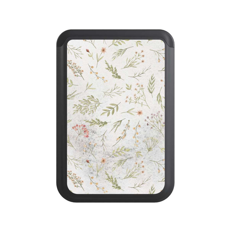  Cardholder Floral Marble