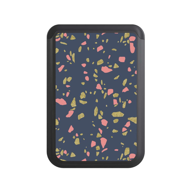  Cardholder Terazzo Look d'or