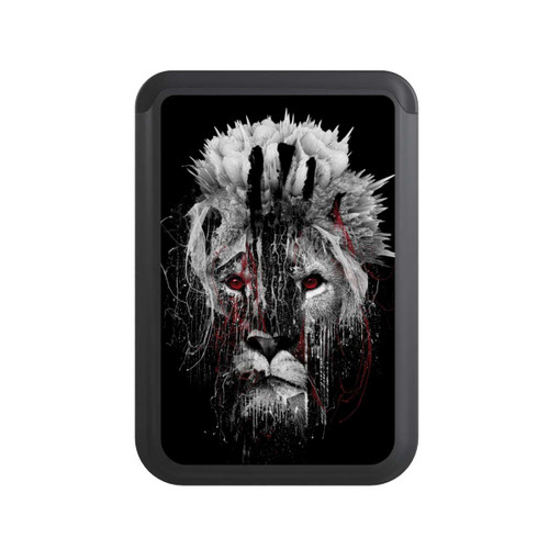  Cardholder Löwe Rote Augen