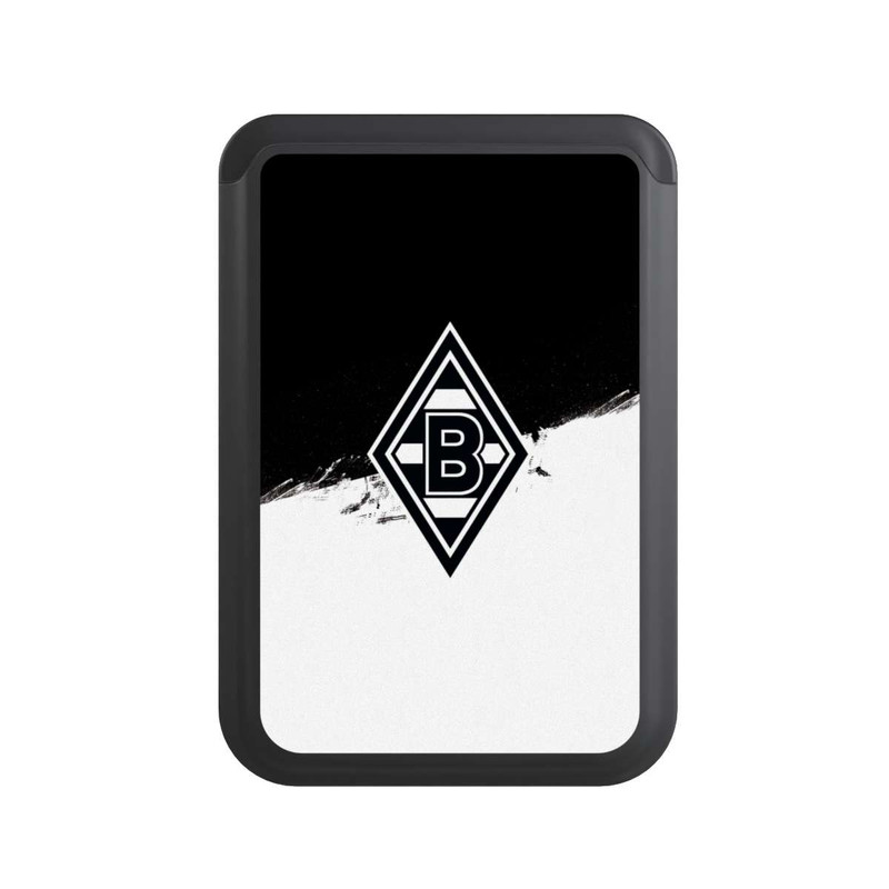  Cardholder Borussia Scratch Schwarz-Weiss