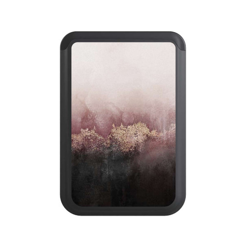  Cardholder Rosa Himmelsstaub Golddruck