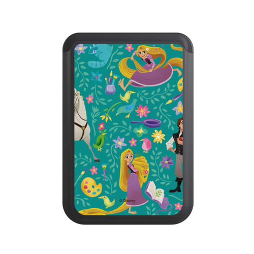  Cardholder Rapunzel Blue Pattern