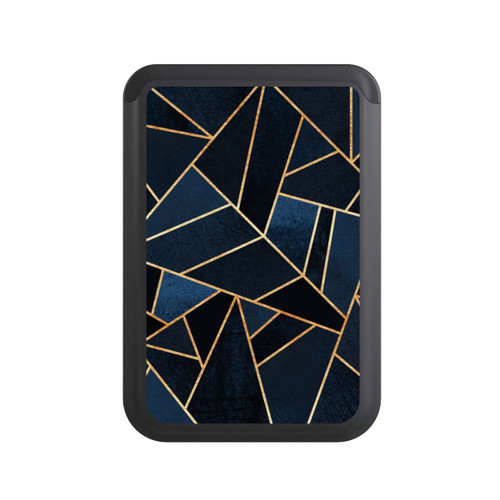  Cardholder Navy Stein Golddruck