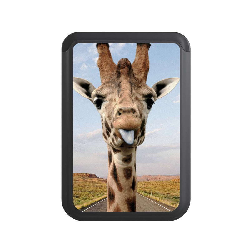  Cardholder Giraffe auf der Straße