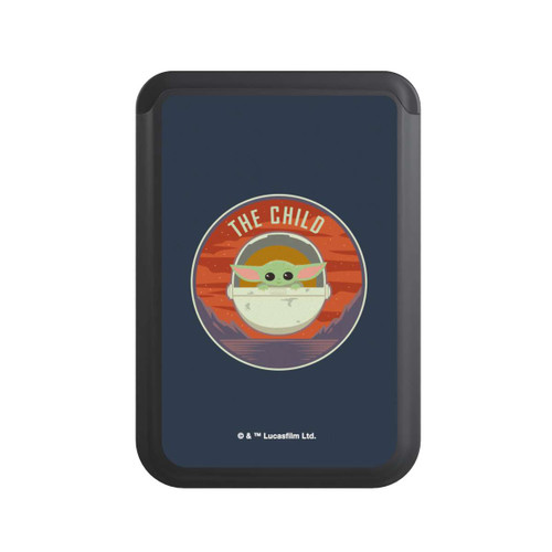  Cardholder The Child Abzeichen Blau
