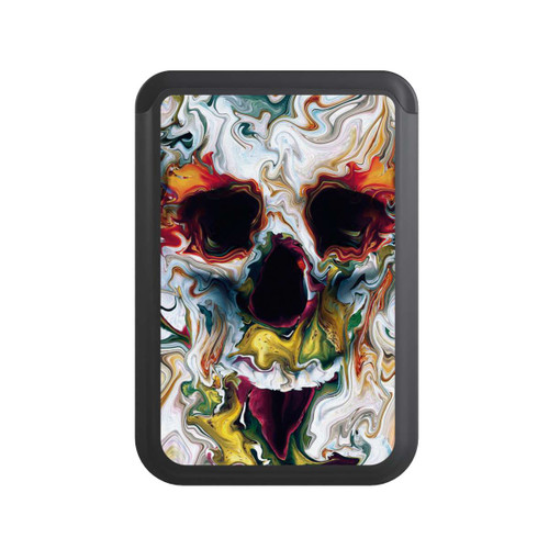  Cardholder abstrakter Schädel
