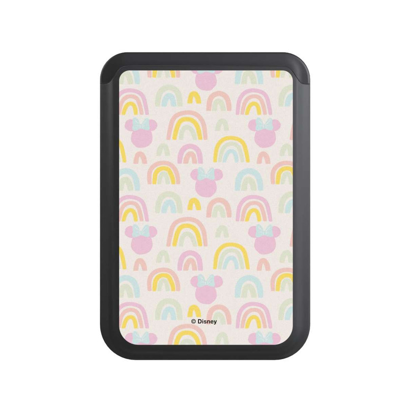  Cardholder Minnie Regenbogen Muster