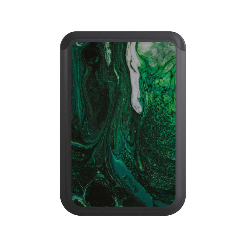  Cardholder Green oil texture