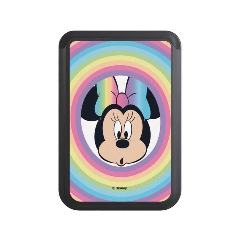  Cardholder Minnie Arc-en-ciel Rond