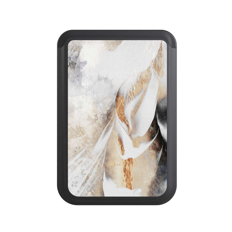  Cardholder Apaisez votre âme Gold Print