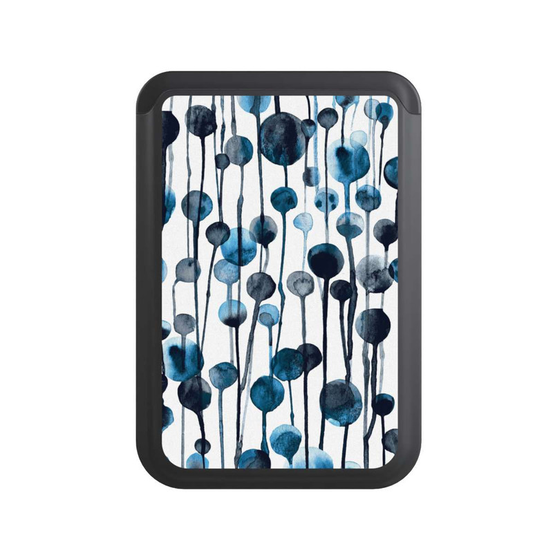  Cardholder Points dégoulinants bleus