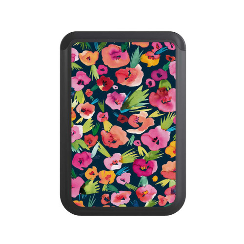  Cardholder tropische Blumen aquarell