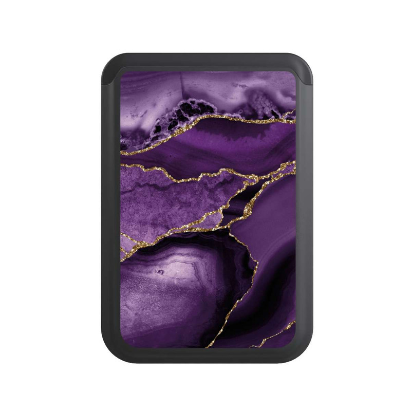  Cardholder Marbre Violet Paysage