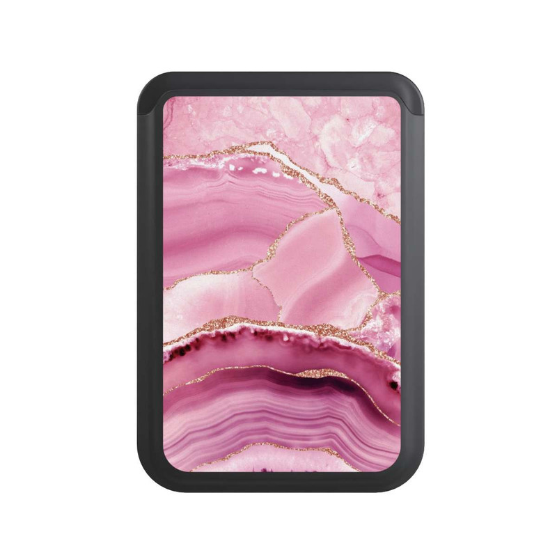  Cardholder Meerjungfrauen Pink Marmor