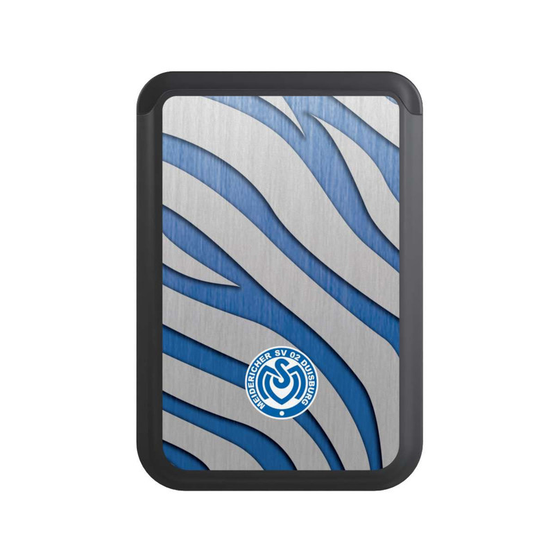  Cardholder Metall Zebramuster 2 MSV