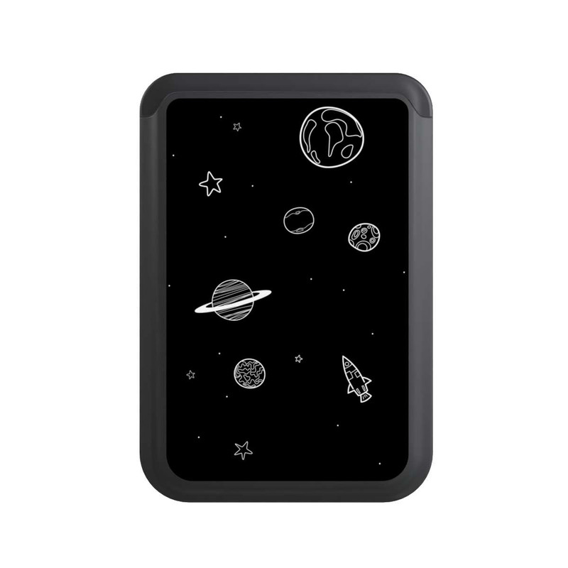  Cardholder Planetengekritzel