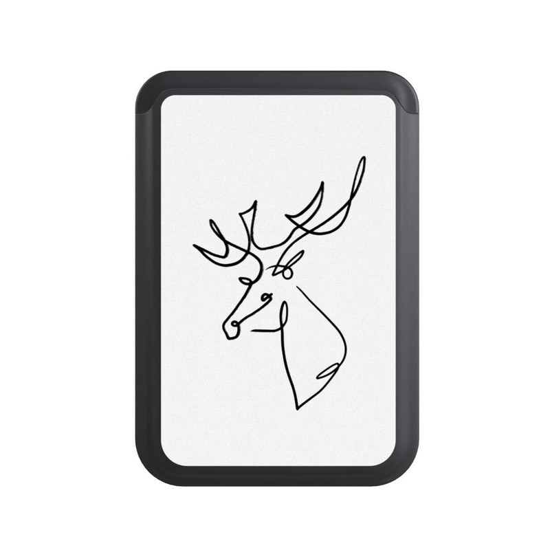  Cardholder Cerf d'une ligne
