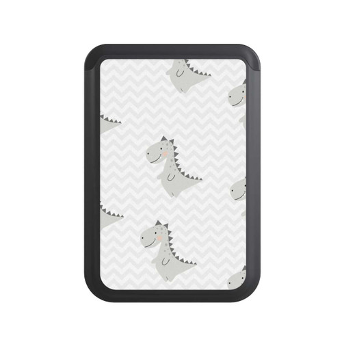  Cardholder Grey Dino