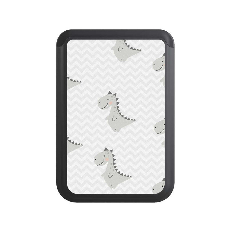  Cardholder Grey Dino