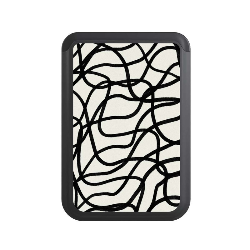  Cardholder Lignes noires