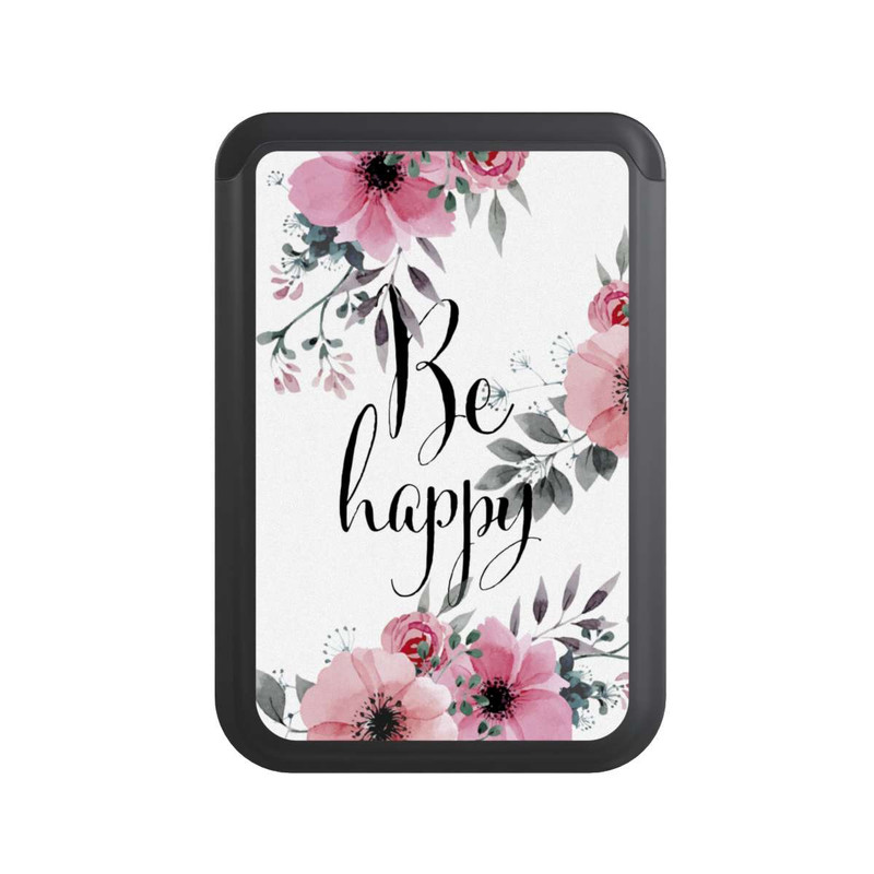 Cardholder Be Happy Fleurs